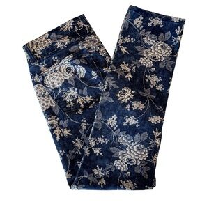Lauren Ralph Lauren LRL Floral Modern Straight Ankle Jeans Denim Pants Women’s 6